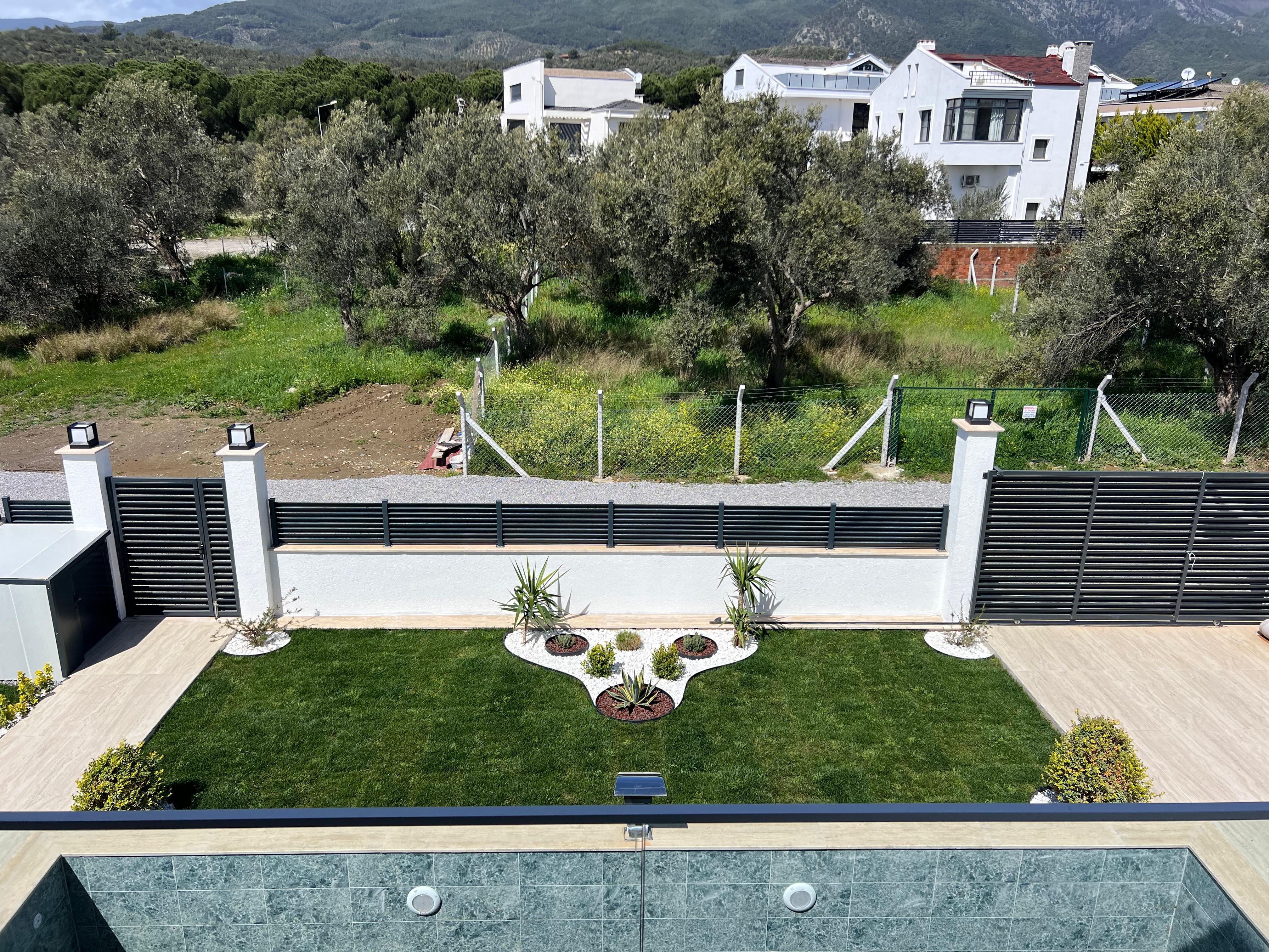 Aksoy Yapılar villa manzara perspektifi dış cephe tasarımı