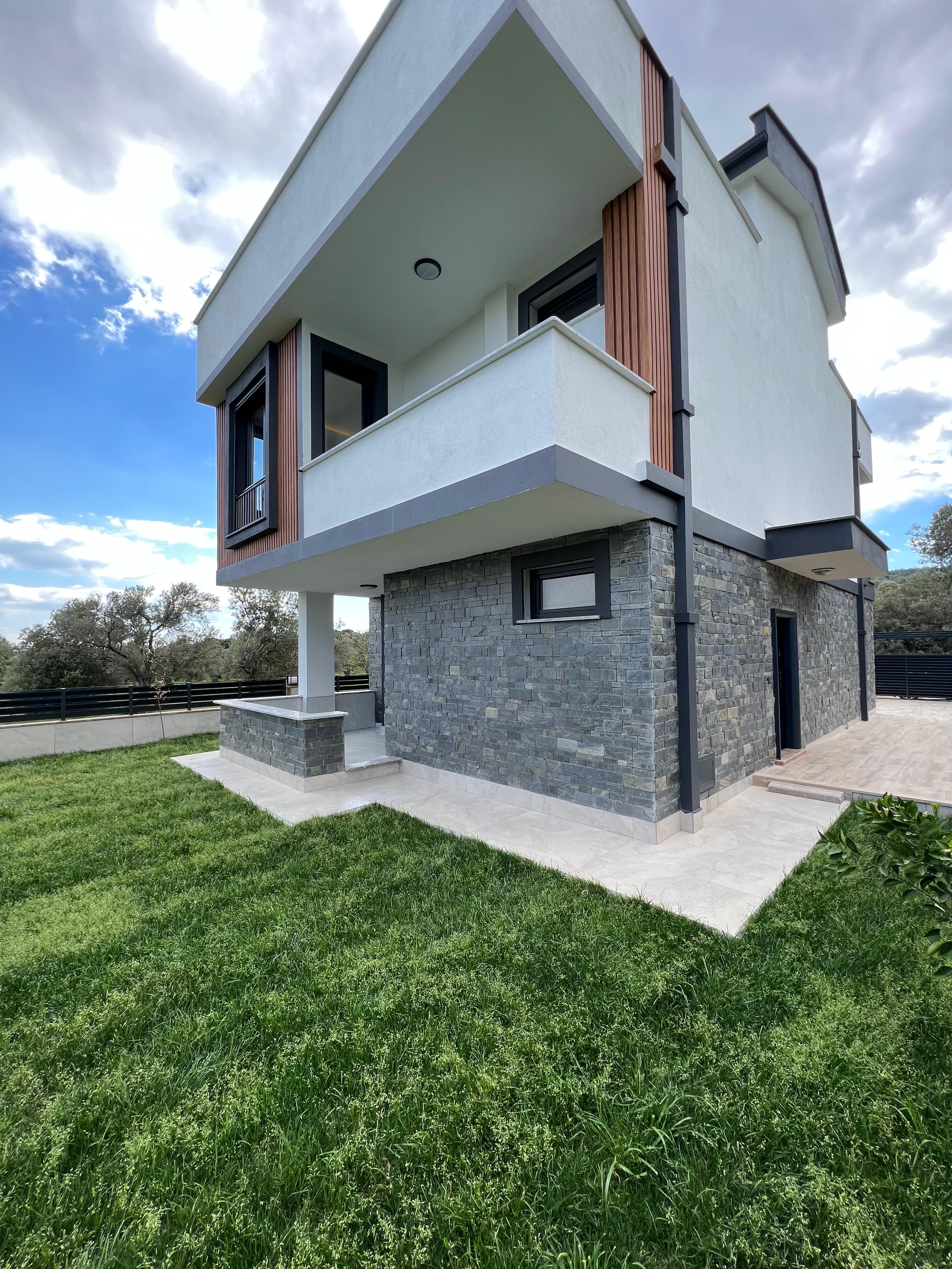 Aksoy Yapılar villa dış cephe kompozisyonu ve mimari tasarım